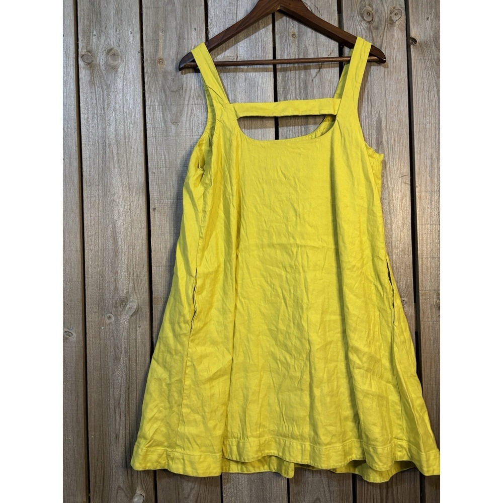 Maeve by Anthropologie‎ Yellow A-Line Summer Dress L - Picture 2 of 6